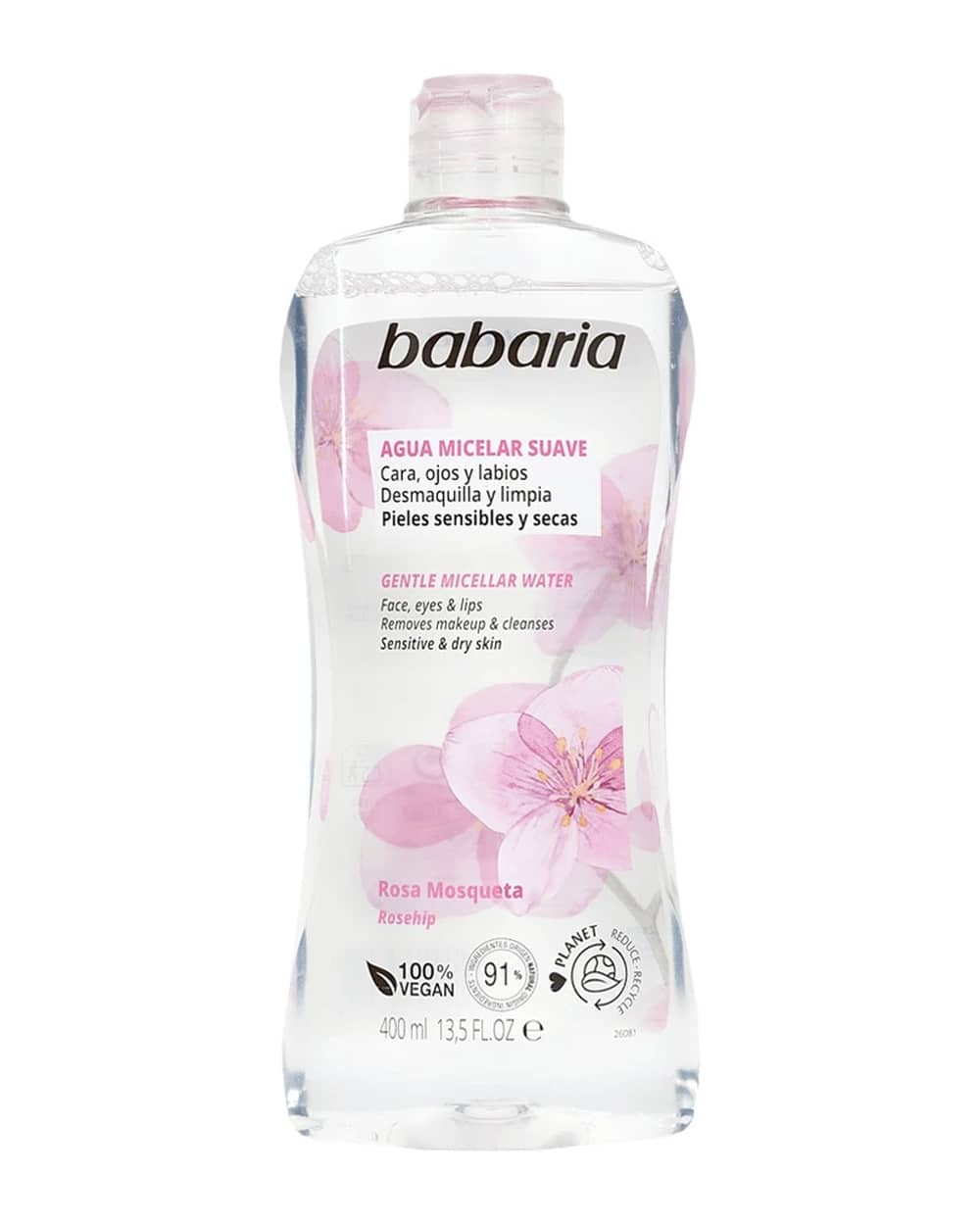 میسلار واتر پوست خشک و حساس عصاره رزهیپ باباریا 400ml