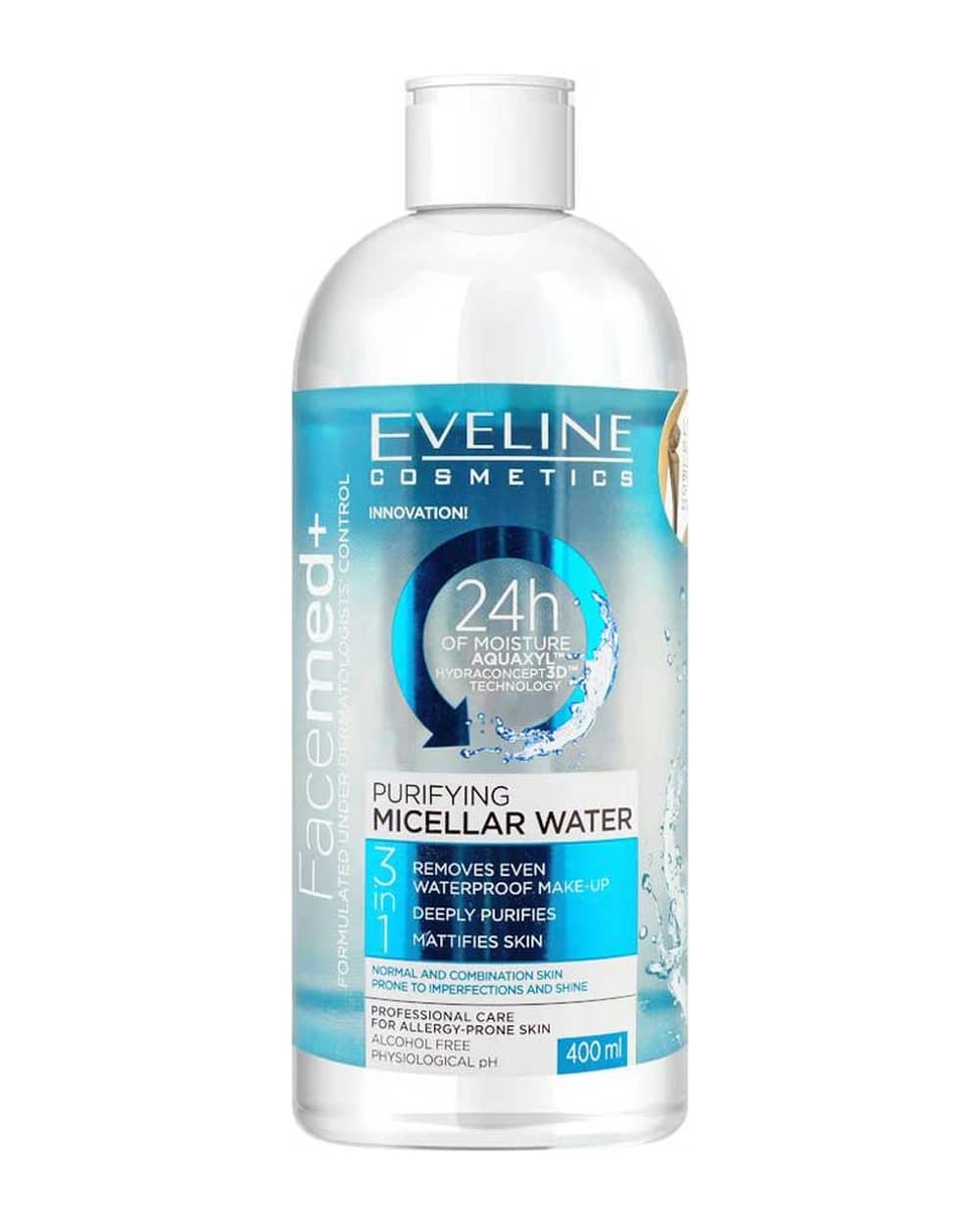 میسلار واتر پاک کننده و آبرسان 24 ساعته اولاین 400ml