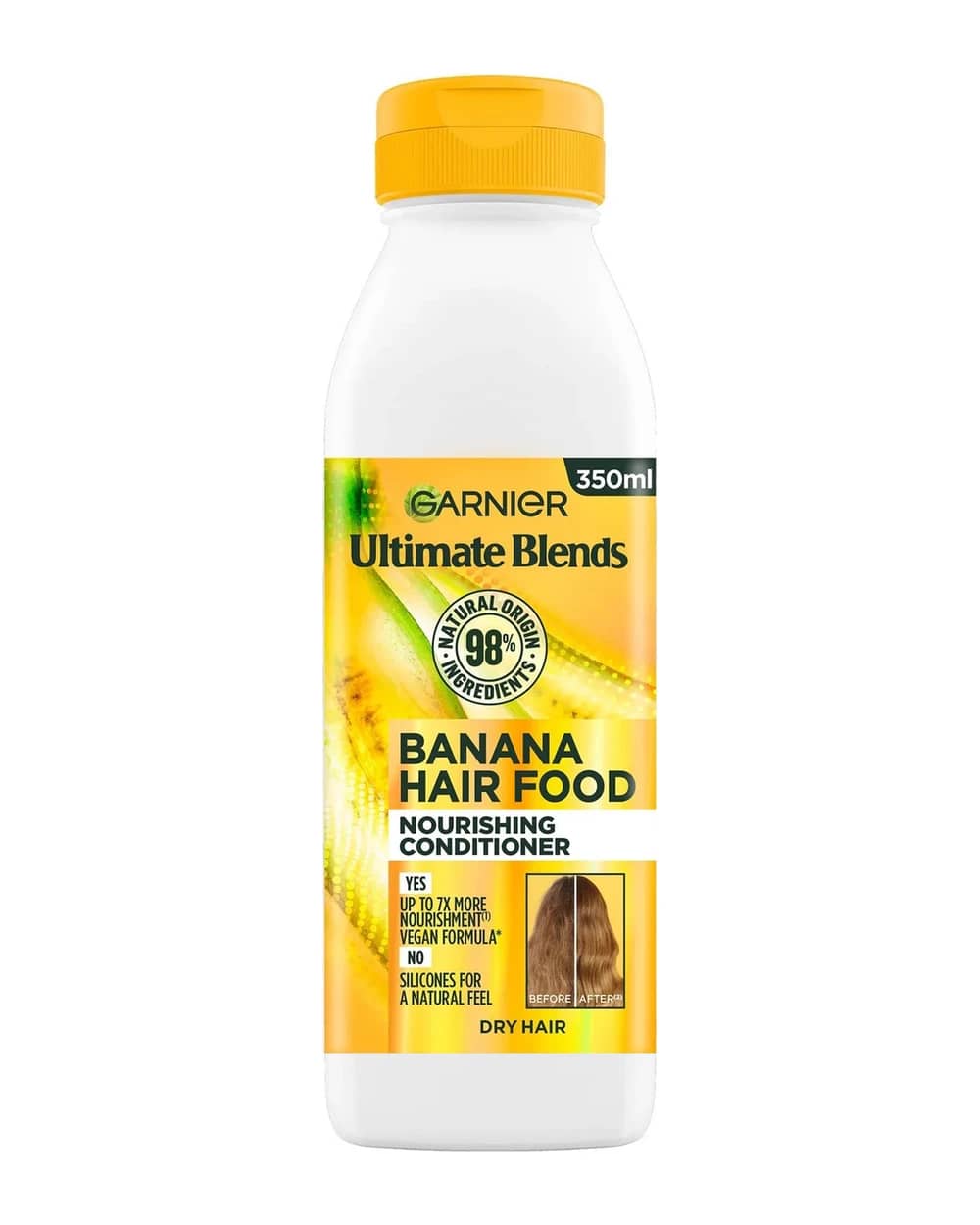 Garnier Ultimate Blends Hair Food Banana Balsamo Nutriente per Capelli Secchi 350 ml