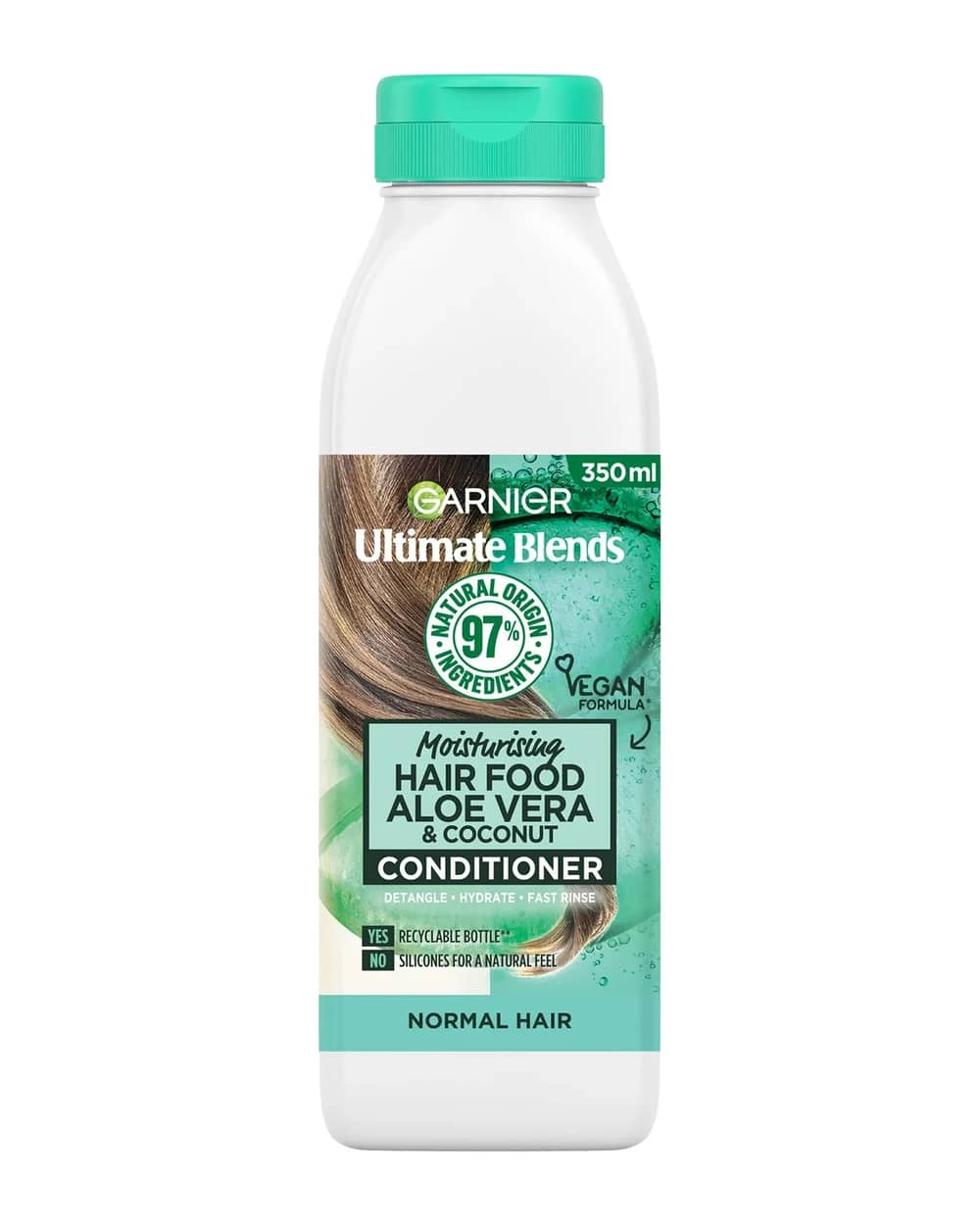 Garnier Ultimate Blends Hair Food Aloe Vera Balsamo Idratante per Capelli Normali 350 ml
