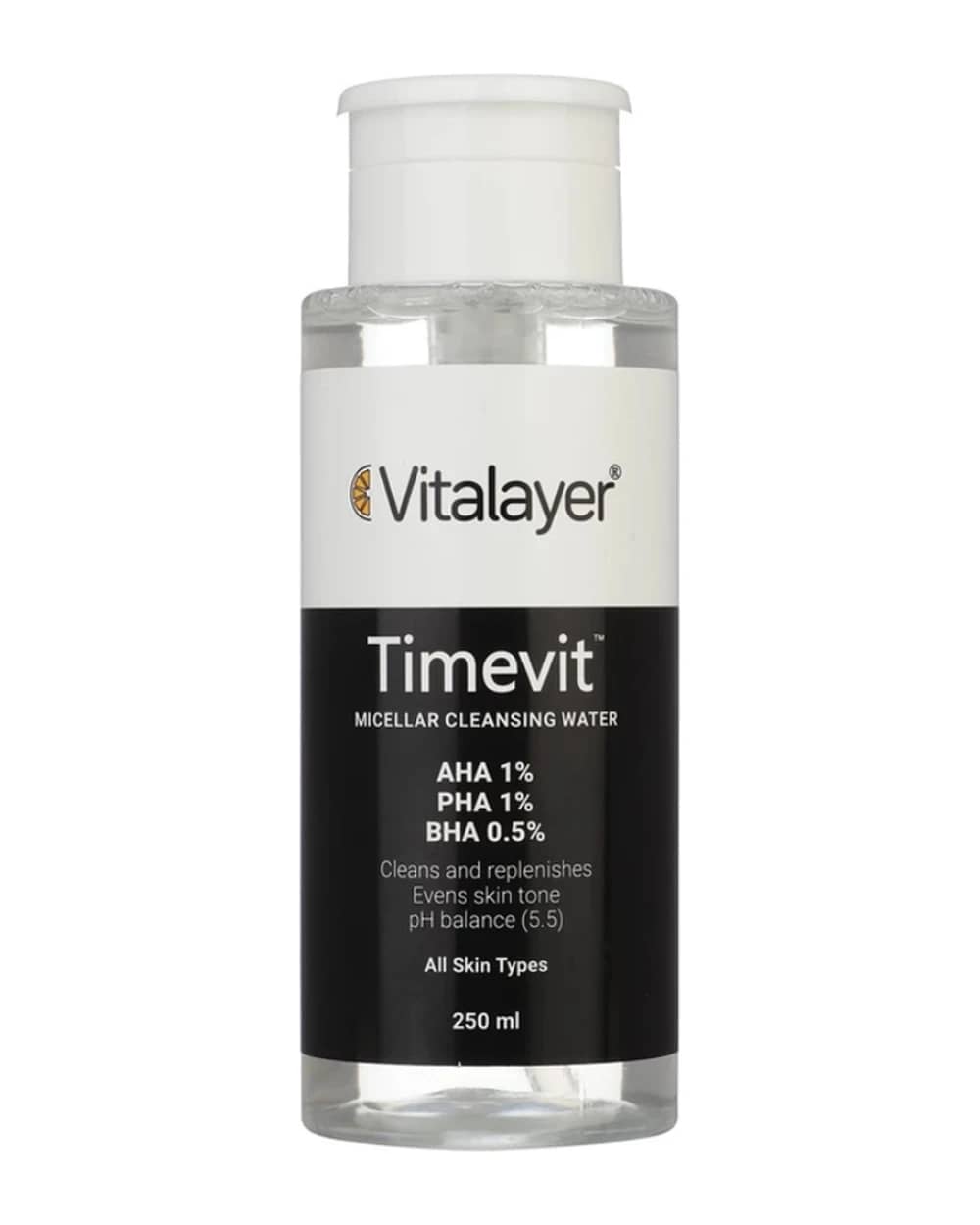 میسلار واتر انواع پوست Timevit ویتالیر 250ml