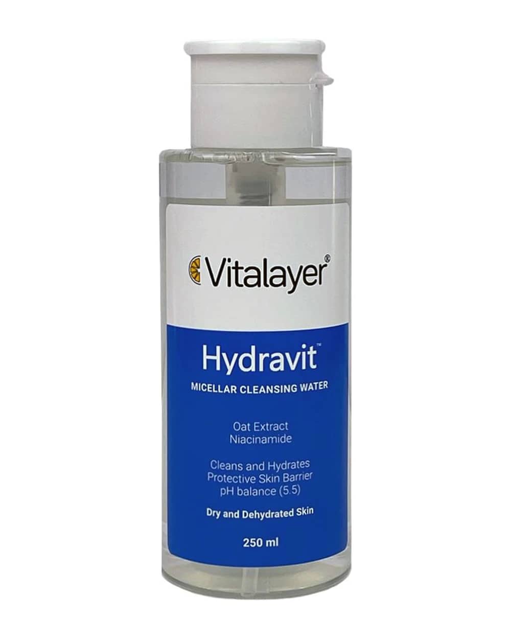 میسلار واتر پوست های خشک Hydravit ویتالیر 250ml
