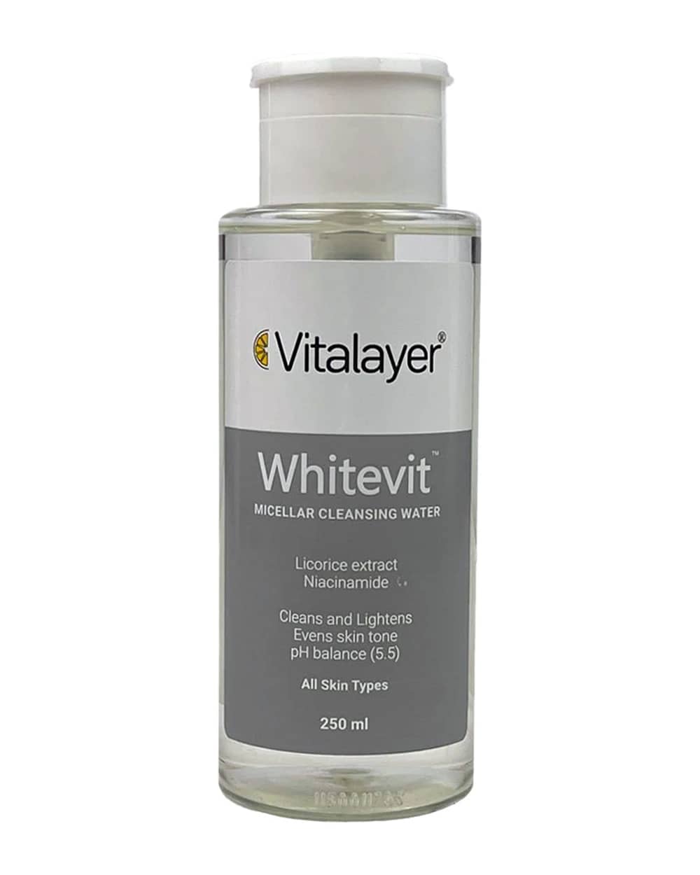 میسلار واتر پوست های کدر و مستعد لک Whitevit ویتالیر 250ml