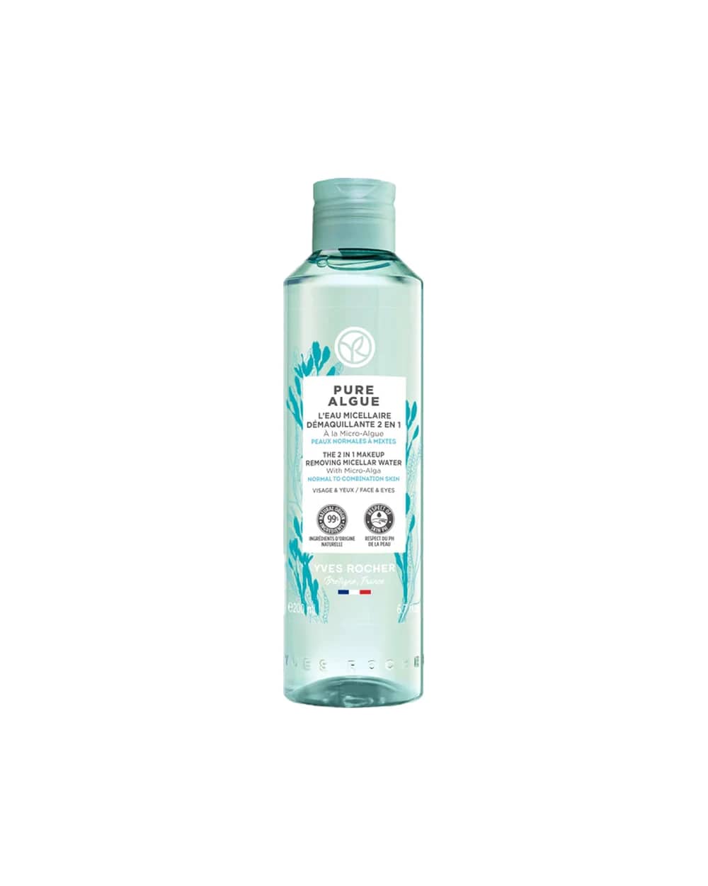 میسلار واتر 2 در 1 پوست نرمال تا مختلط Pure Algue ایوروشه 200ml