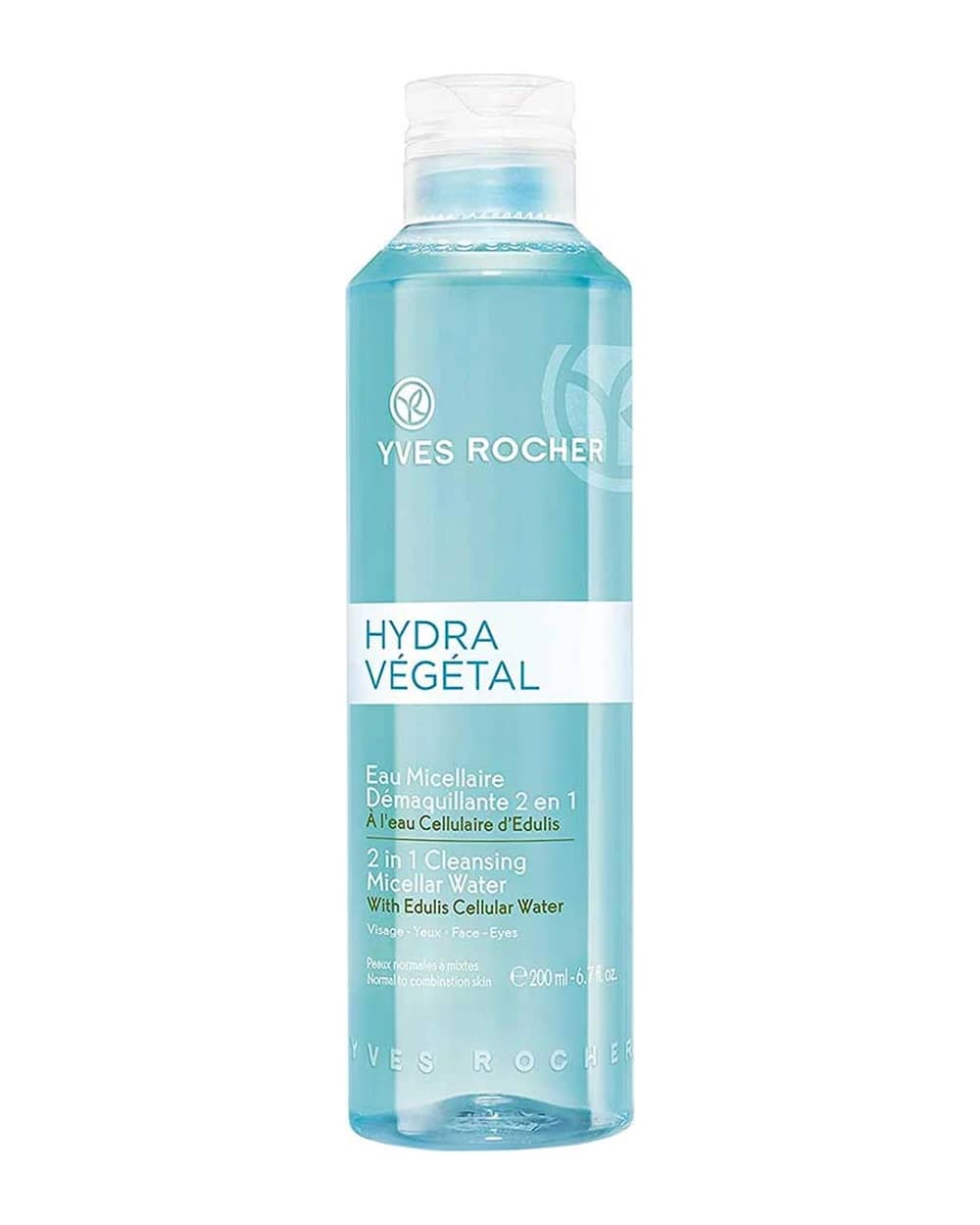 میسلار واتر 2 در 1 آبرسان Hydra Vegetal ایوروشه 200ml