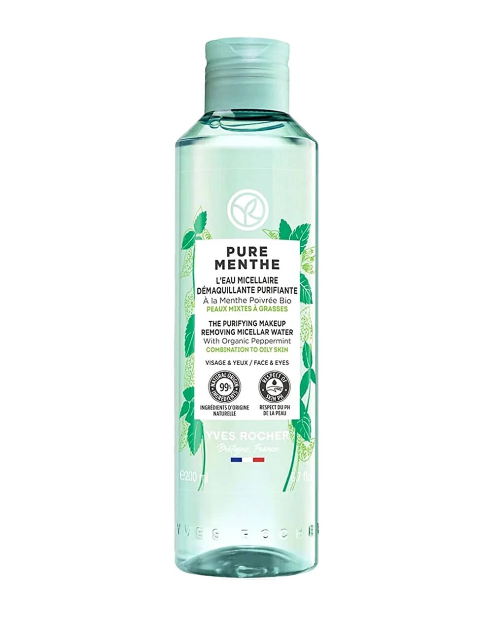 میسلار واتر پوست مختلط تا چرب Pure Menthe ایوروشه 200ml