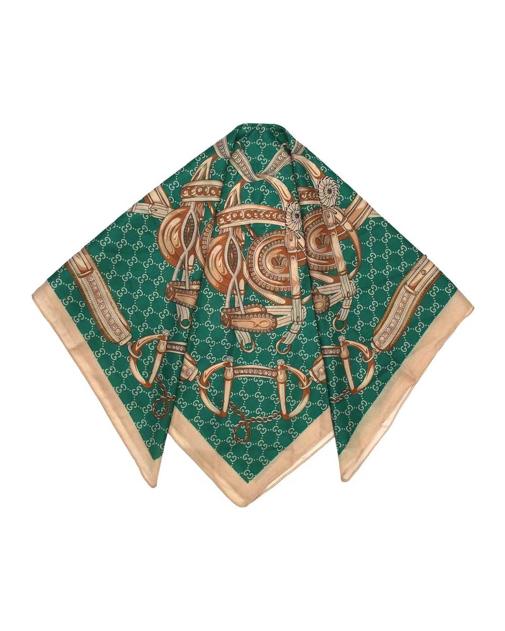 مینی اسکارف طرح گوچی و زنجیر کد 6050