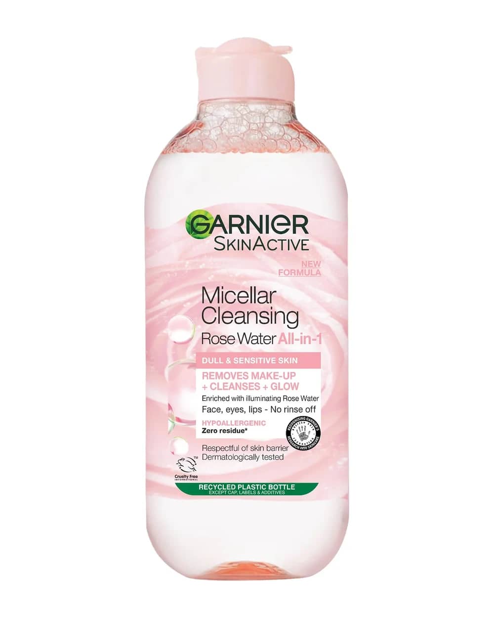 Garnier Acqua Micellare alla Rosa Detergente e Illuminante 400 ml