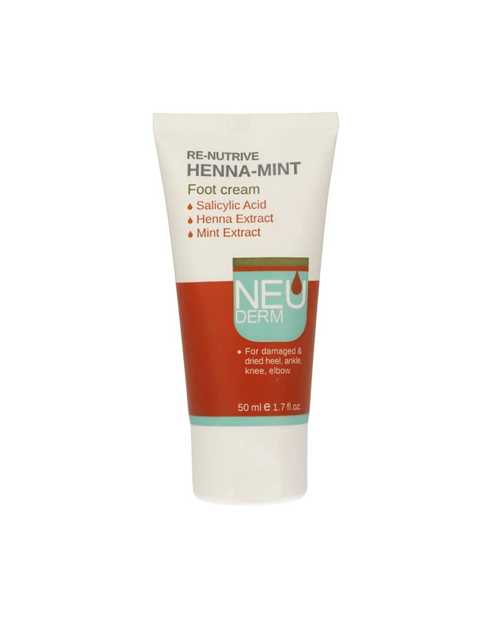 کرم پا حاوی عصاره حنا و نعنا Re Nutrive نئودرم 50ml