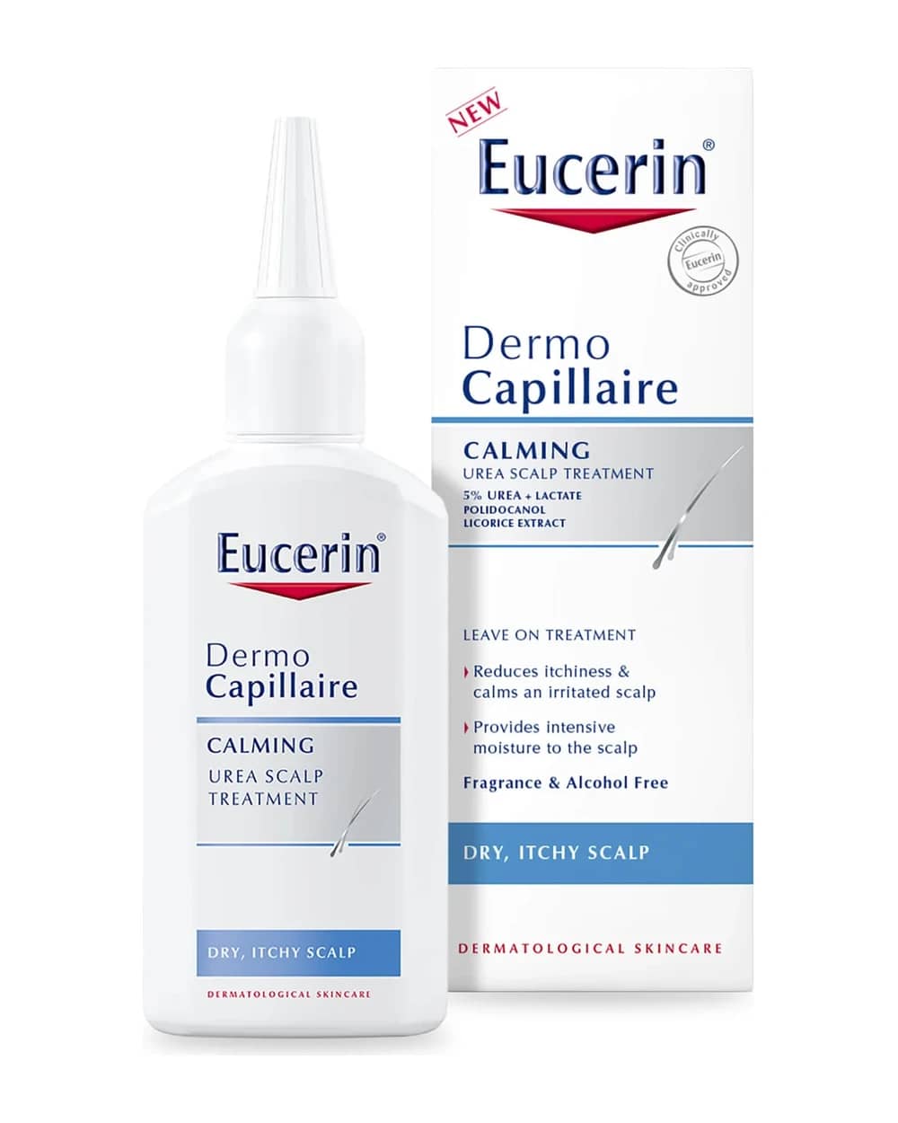 Eucerin DermoCapillaire Calming Urea Trattamento Lenitivo per Cuoio Capelluto - 5% Urea 100 ml