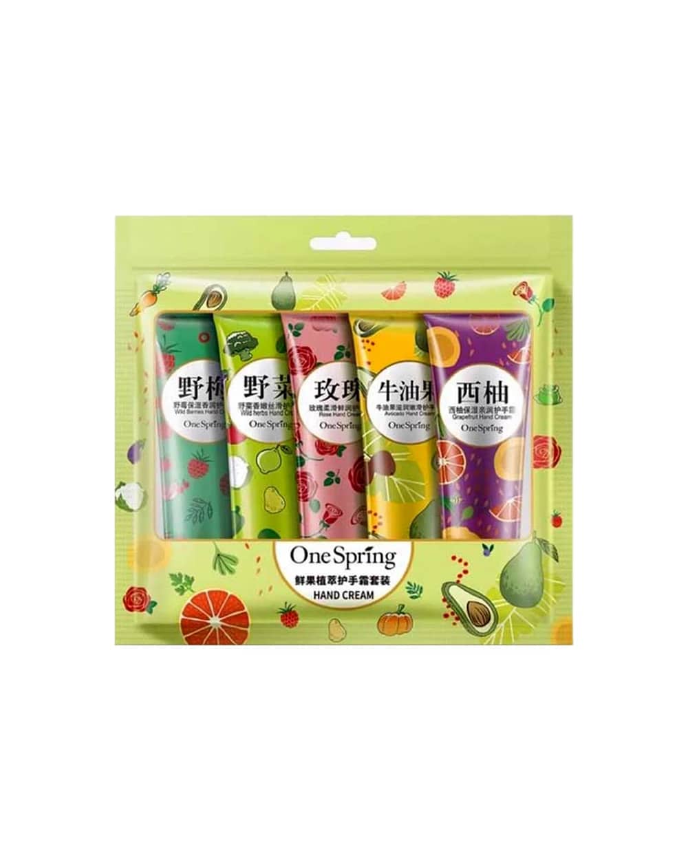 پک 5 عددی کرم مرطوب کننده دست وان اسپرینگ