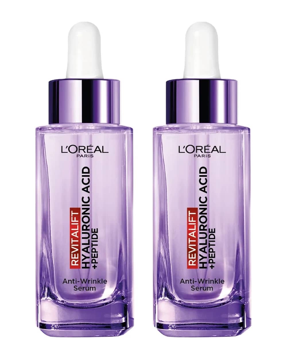 L'Oréal Paris Exclusive Revitalift Filler with 1.5% Hyaluronic Acid Anti-Wrinkle Dropper Serum Duo 2 x 30ml