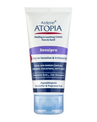 کرم مرطوب کننده و التیام بخش دست و صورت آردن آتوپیا 50ml