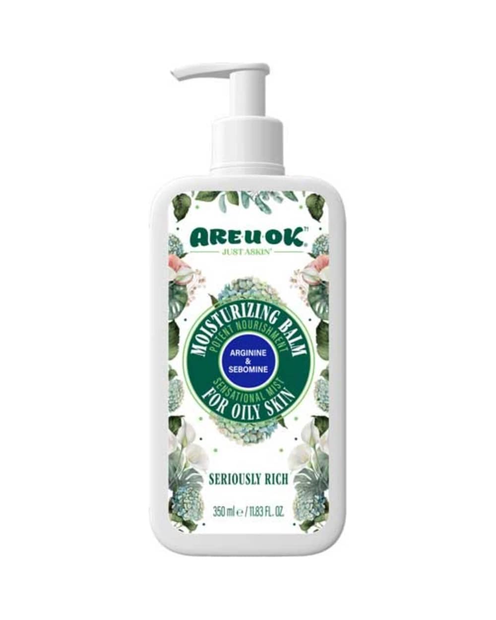 بالم مرطوب کننده آر یو اکی پوست چرب 350ml
