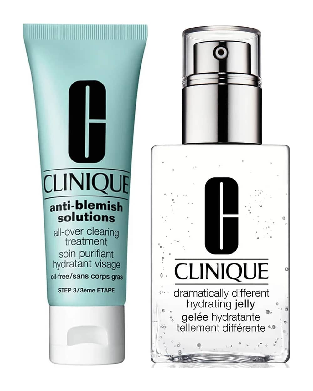 Clinique Clearing Treatment and Hydrating Jelly Bundle