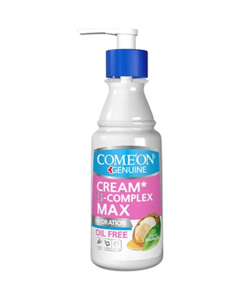 کرم مرطوب کننده پمپی کامان پوست چرب 200ml
