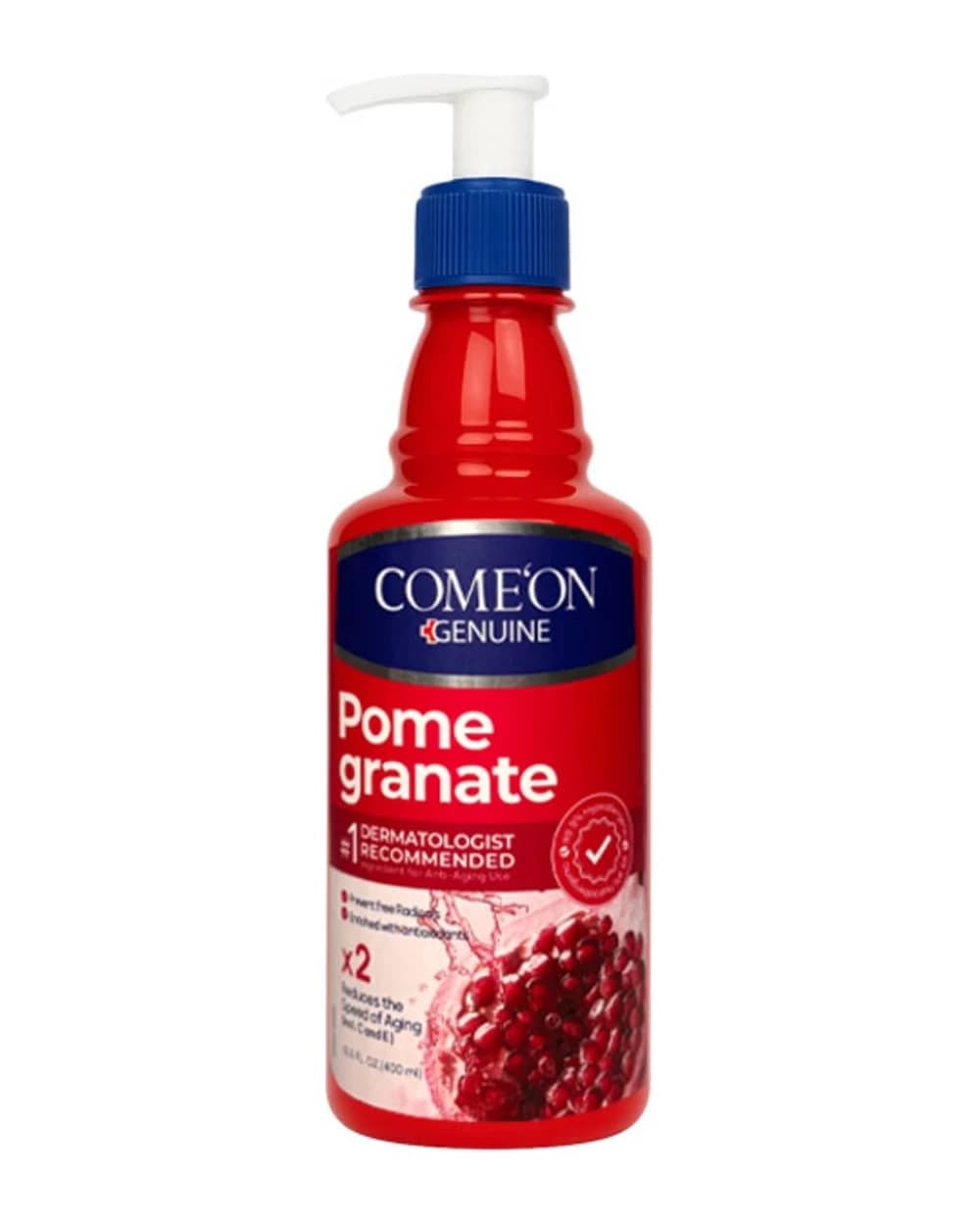کرم مرطوب‌ کننده پمپی کامان عصاره انار 400ml