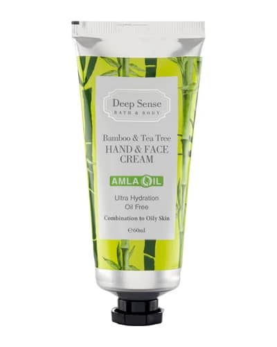 کرم مرطوب کننده دست و صورت درخت چای و بامبو دیپ سنس 60ml