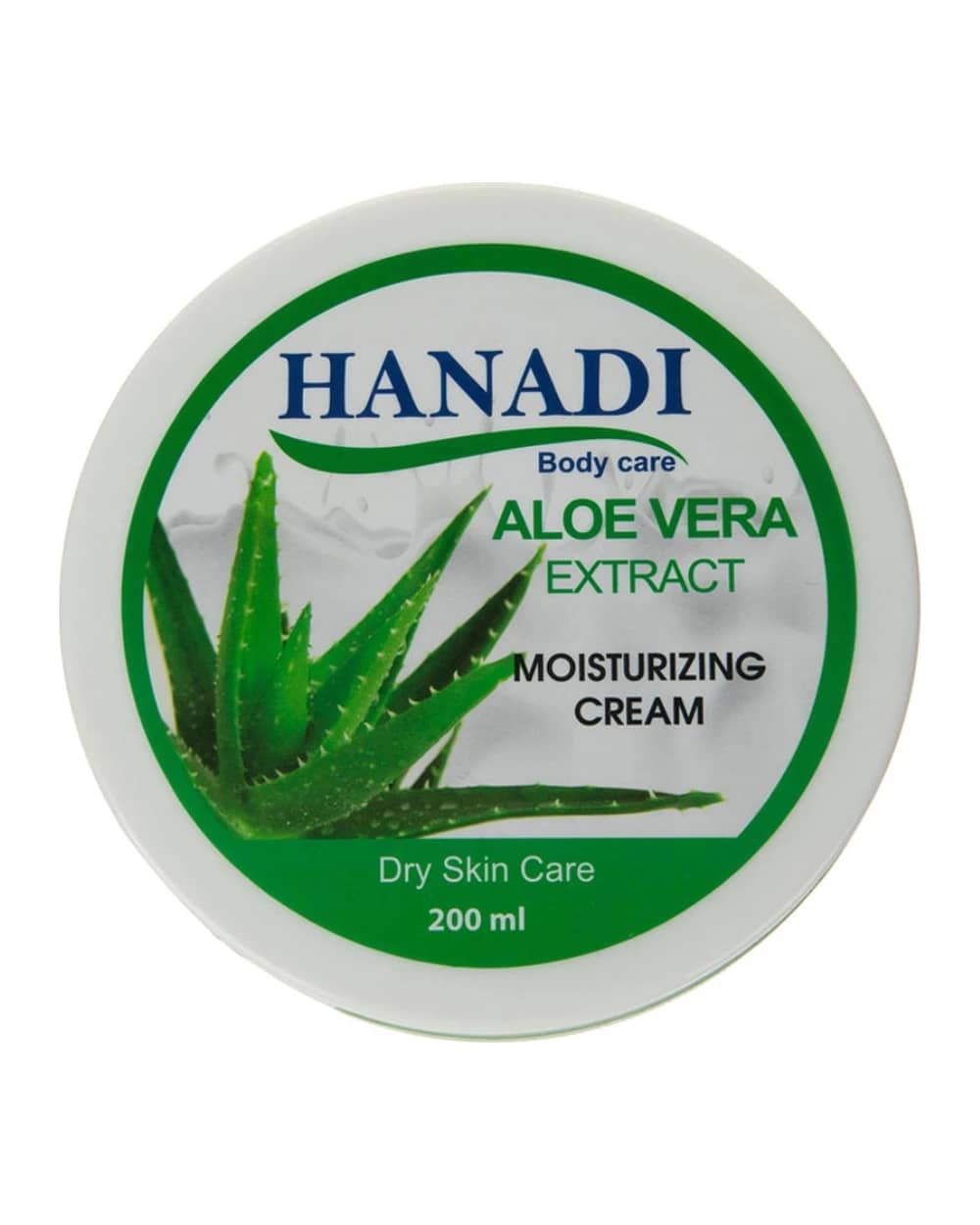 کرم مرطوب کننده دست و بدن عصاره آلوئه ورا هانادی 200ml