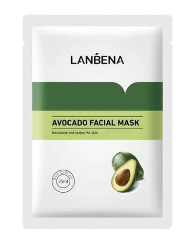 ماسک نقابی عصاره آووکادو لانبنا 25ml
