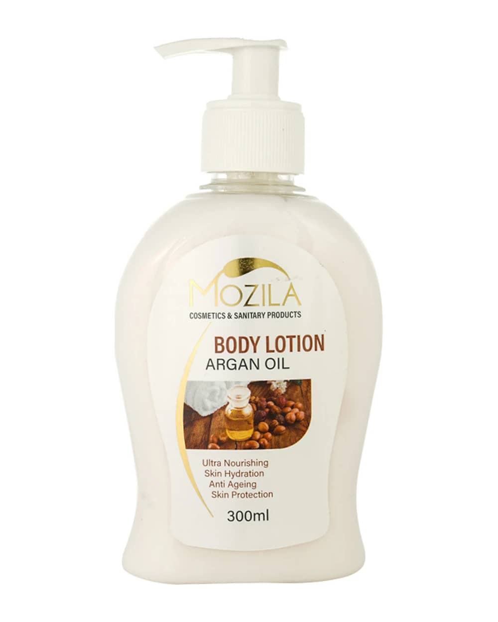لوسیون بدن حاوی روغن آرگان موزیلا 300ml