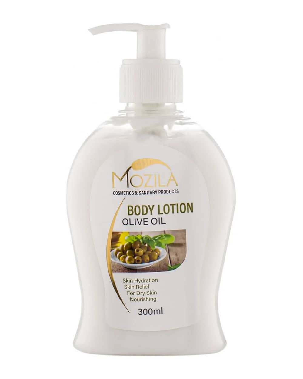 لوسیون بدن پوست خشک حاوی روغن زیتون موزیلا 300ml
