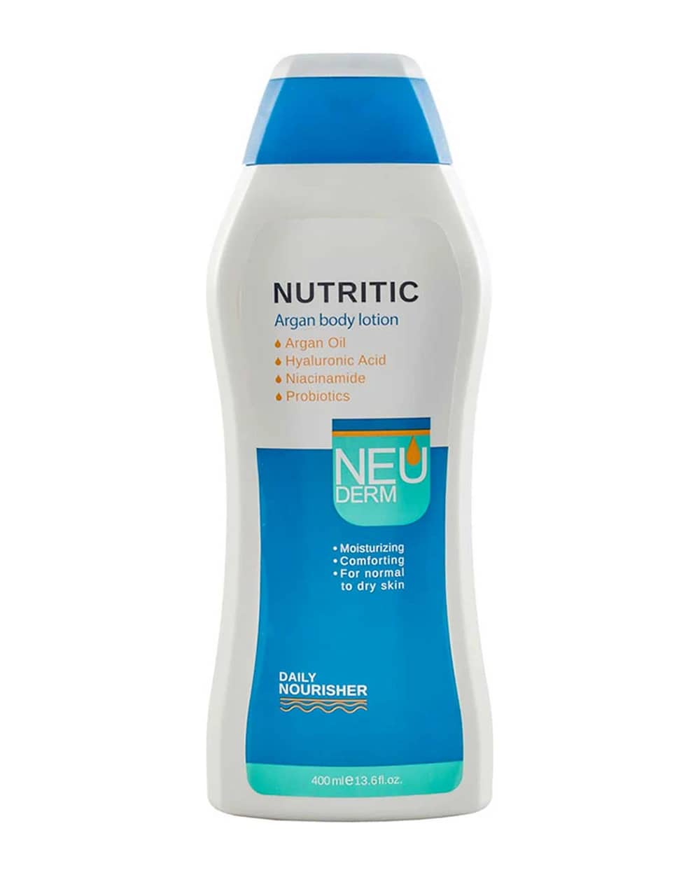 لوسیون بدن پوست خشک تا نرمال Nutritic نئودرم 400ml