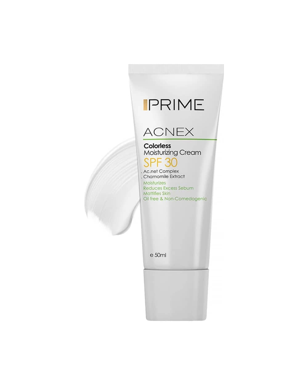 کرم مرطوب کننده بی رنگ SPF30 مناسب پوست چرب پریم 50ml