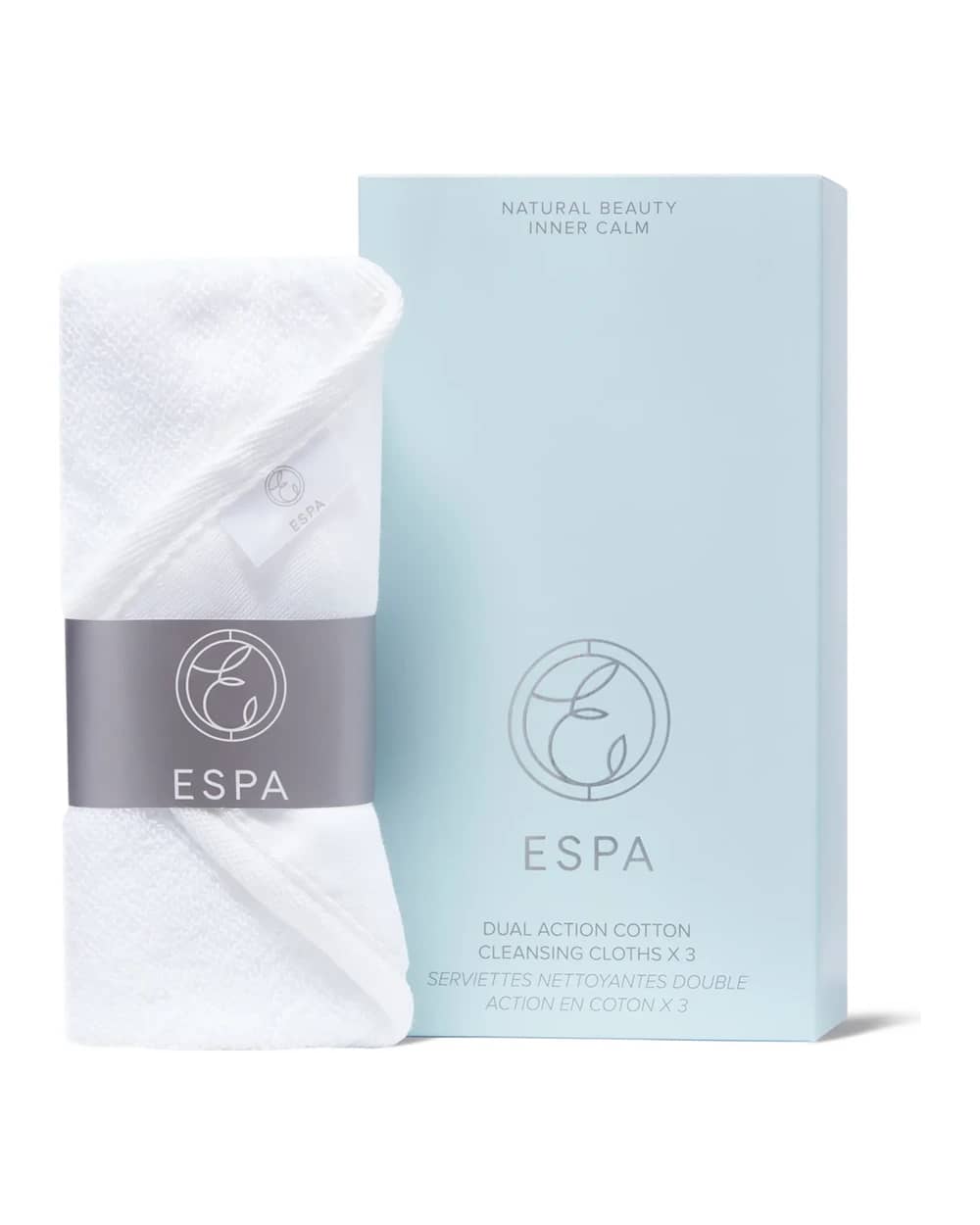 ESPA Dual Action Cotton Cleansing Cloths (Set of 3)