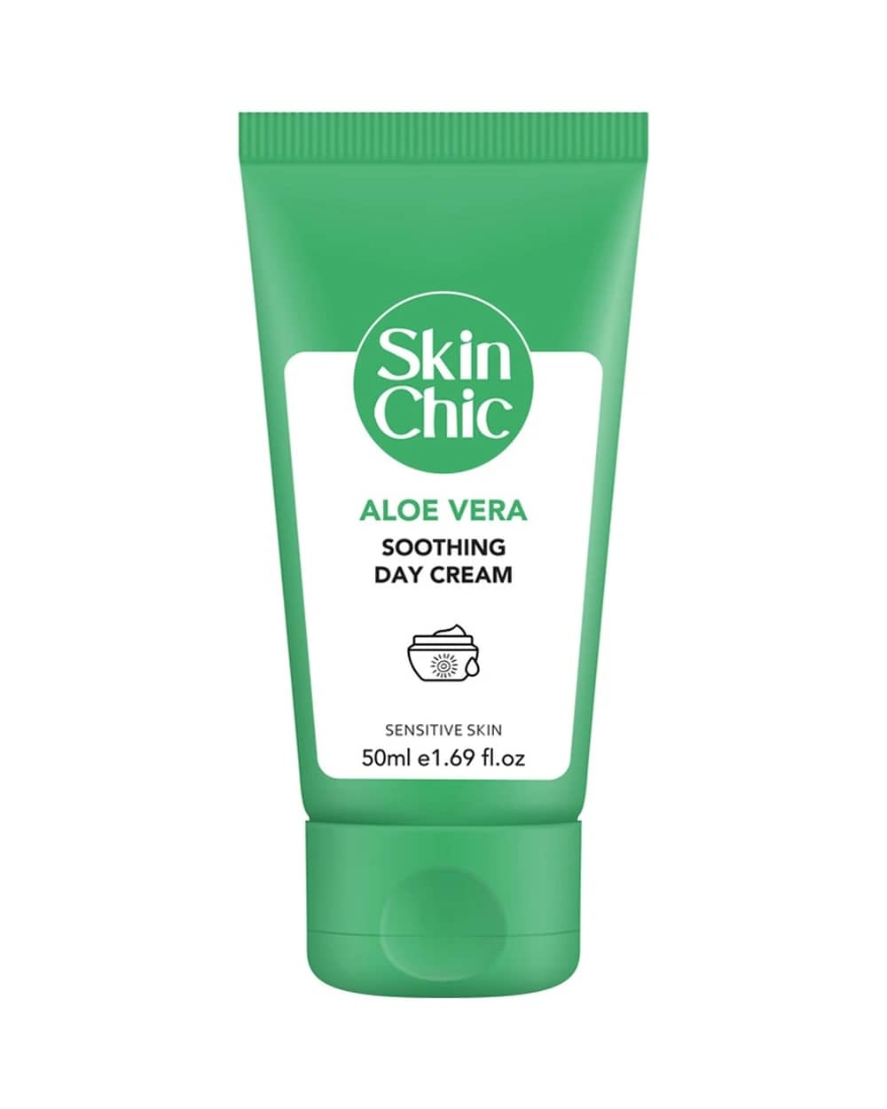 کرم روز پوست حساس اسکین شیک حاوی آلوئه ورا 50ml