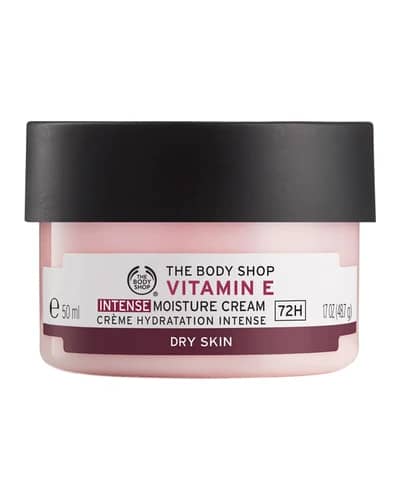 کرم مرطوب کننده 72 ساعته ویتامین E بادی شاپ 50ml