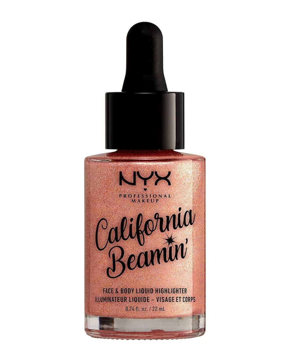 NYX Professional Makeup California Beamin' Face and Body Liquid Highlighter (Various Shades)