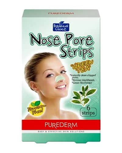 چسب پاک کننده بینی عصاره چای سبز 6 عددی پیوردرم