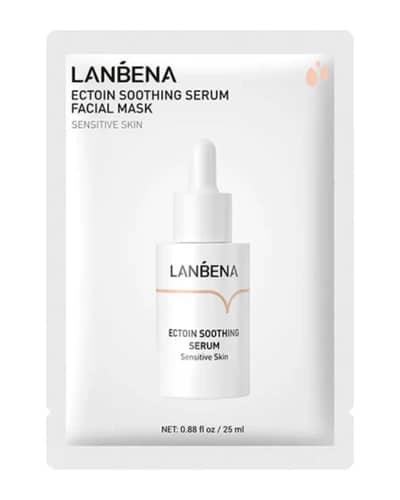 ماسک نقابی تسکین دهنده پوست Ectoin لانبنا 25ml