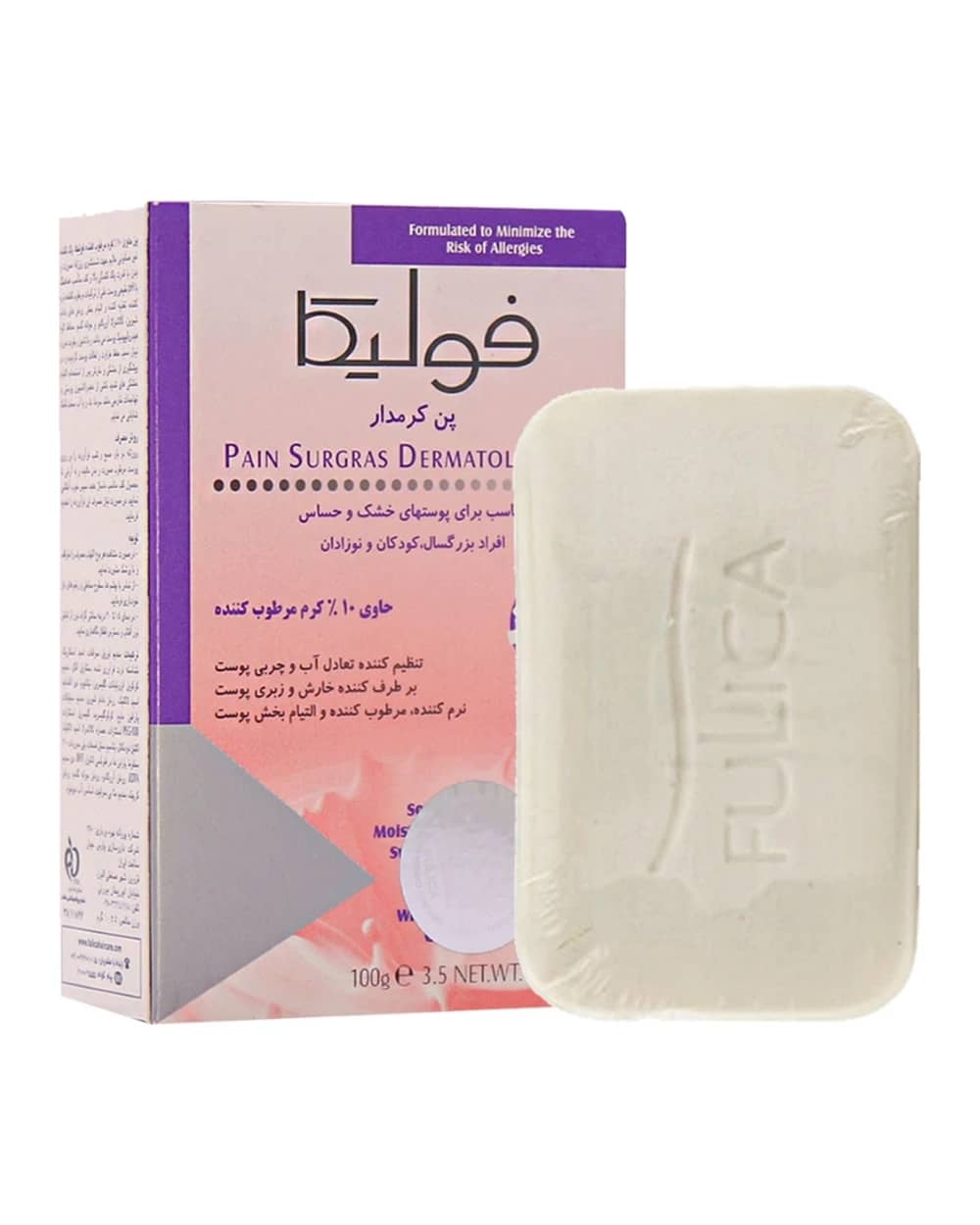 پن کرمدار پوست خشک و حساس فولیکا 100g