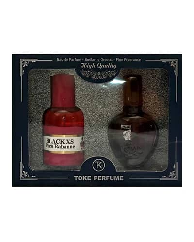 ست ادکلن و عطر جیبی زنانه توک مدل Black Xs Paco Rabanne