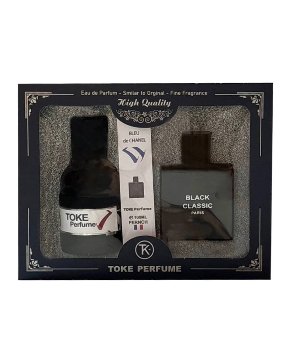 ست ادکلن و عطر جیبی مردانه توک مدل blue de chanel