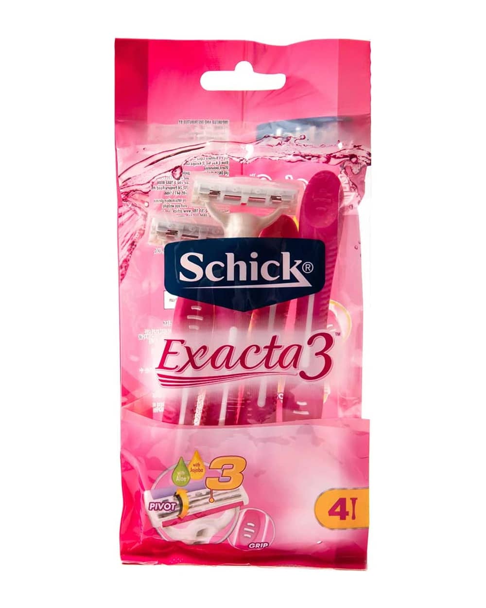 خودتراش زنانه 4 عددی Exacta3 شیک