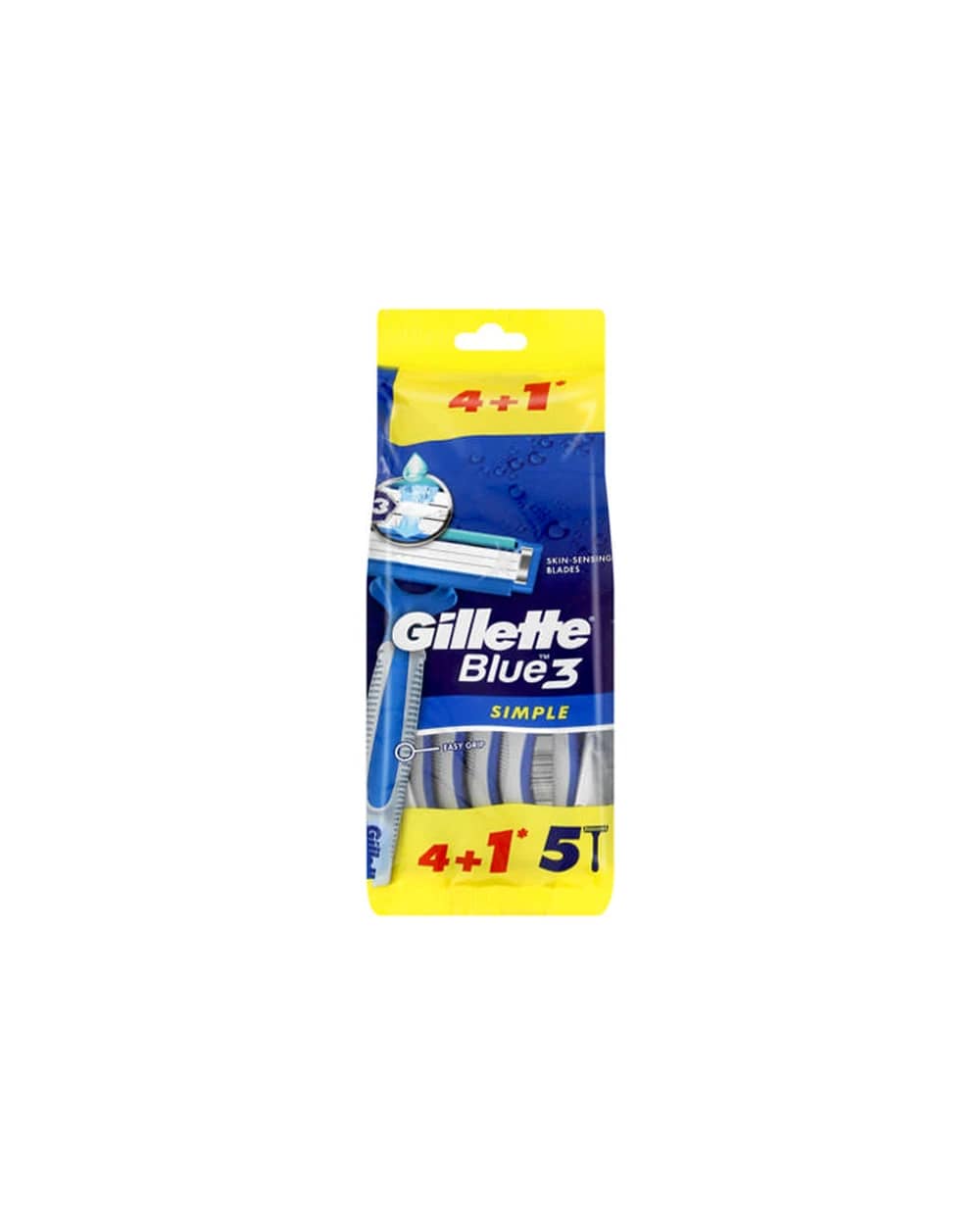 خودتراش 5 عددی Blue 3 Simple ژیلت