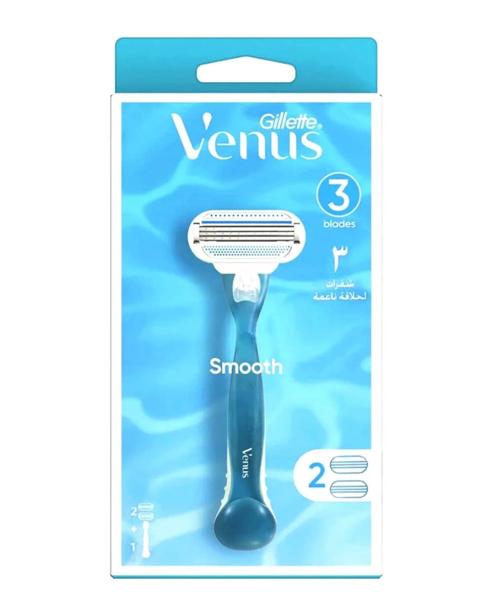 خودتراش 3 تیغه با سری یدک ونوس ژیلت Smooth