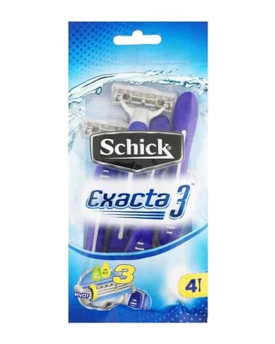 خودتراش مردانه 4 عددی Exacta3 شیک