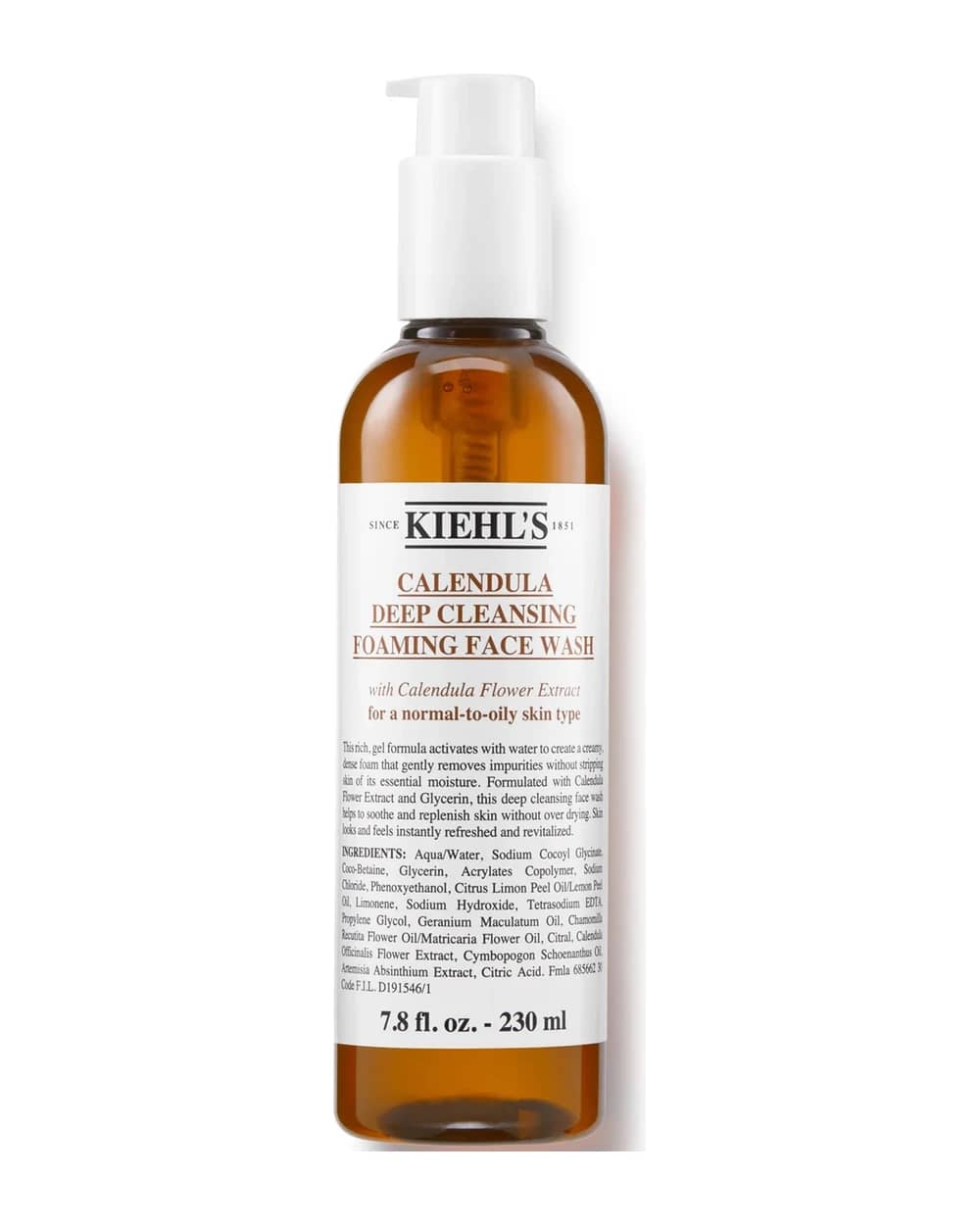 Detergente Viso Deep Cleansing Foaming Calendula Kiehl's (Vari formati)