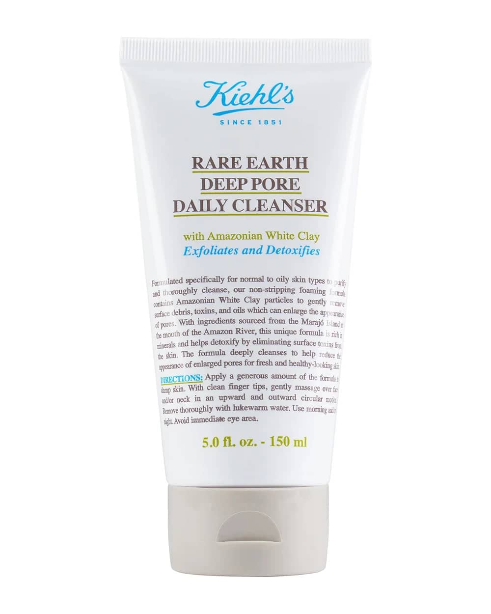 Kiehl's Rare Earth Deep Pore Daily Cleanser Crema Detergente Viso (vari formati)