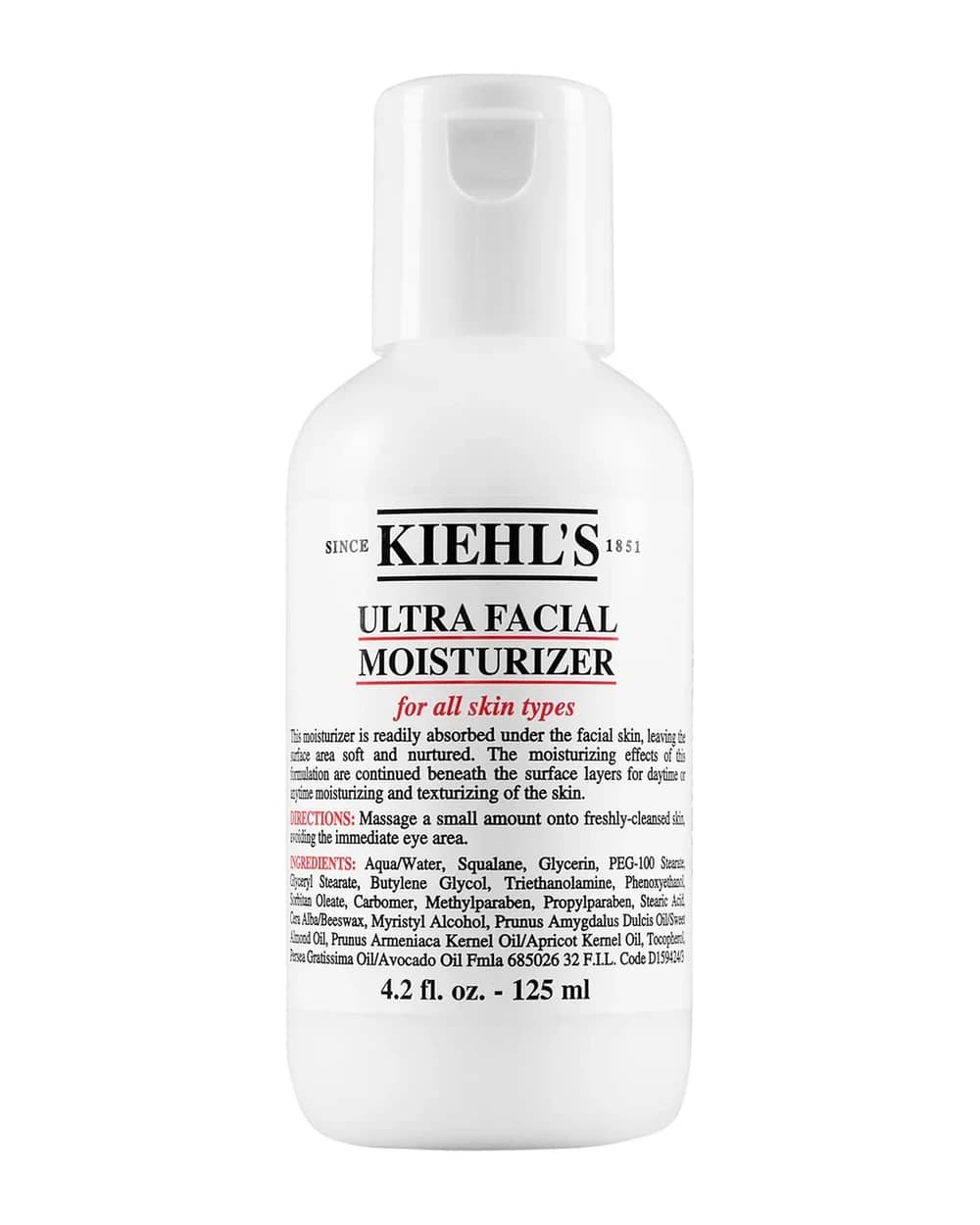 Kiehl's Ultra Facial Moisturiser Lozione Idratante (vari formati)