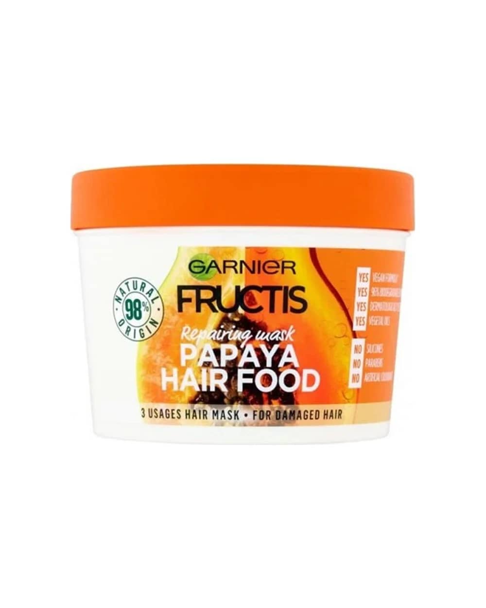 ماسک مو ترمیم کننده عصاره پاپایا Fructis گارنیه 390ml