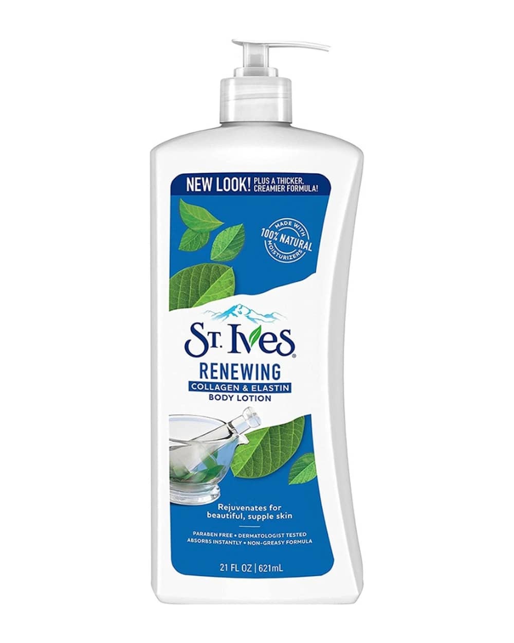 لوسیون بدن بازسازی کننده عصاره کلاژن و الاستین سینت ایوز 621ml