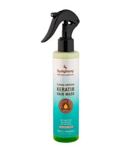 اسپری دو فاز ترمیم کننده مو حاوی کراتین سیمفونی 200ml