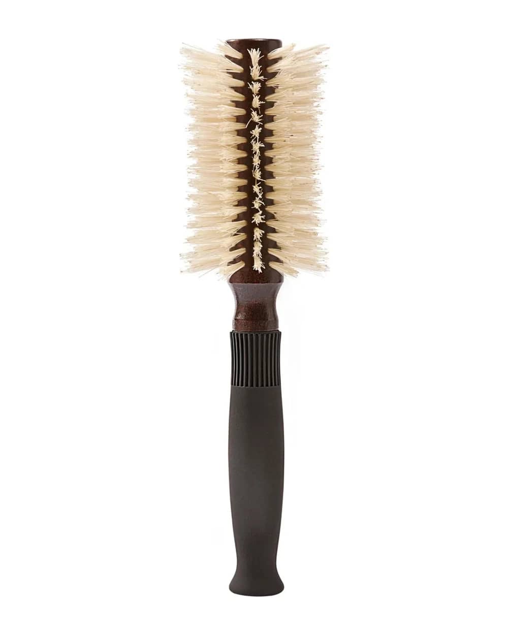 Christophe Robin Pre-Curved Blowdry Hairbrush with Natural Boar-Bristle and Wood - 12 Rows