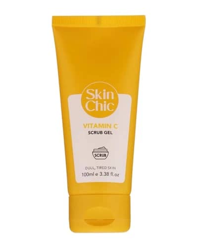 ژل اسکراب بدن ویتامین سی اسکین شیک روشن کننده 100ml