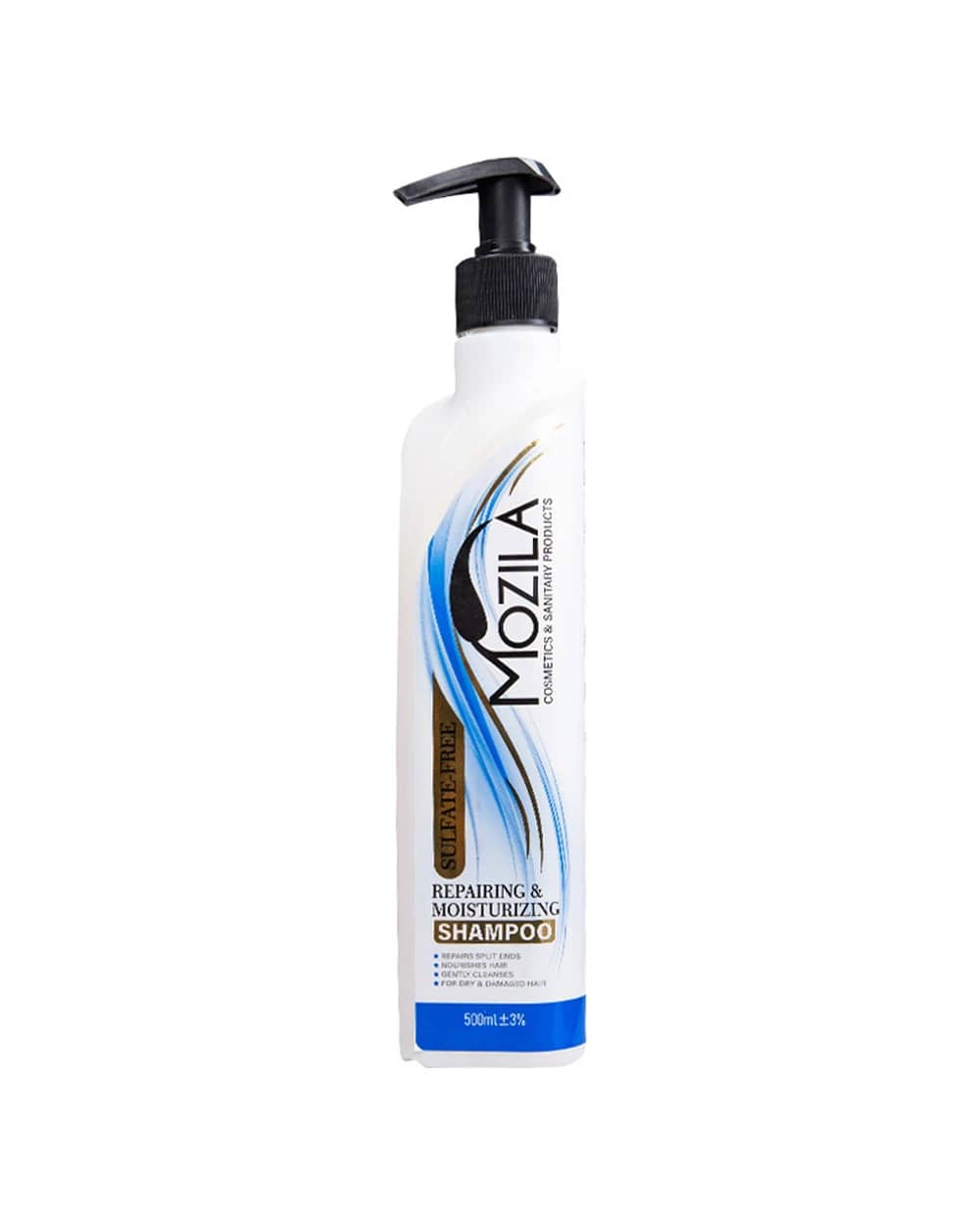 شامپو فاقد سولفات تقویت کننده و آبرسان مو موزیلا 500ml
